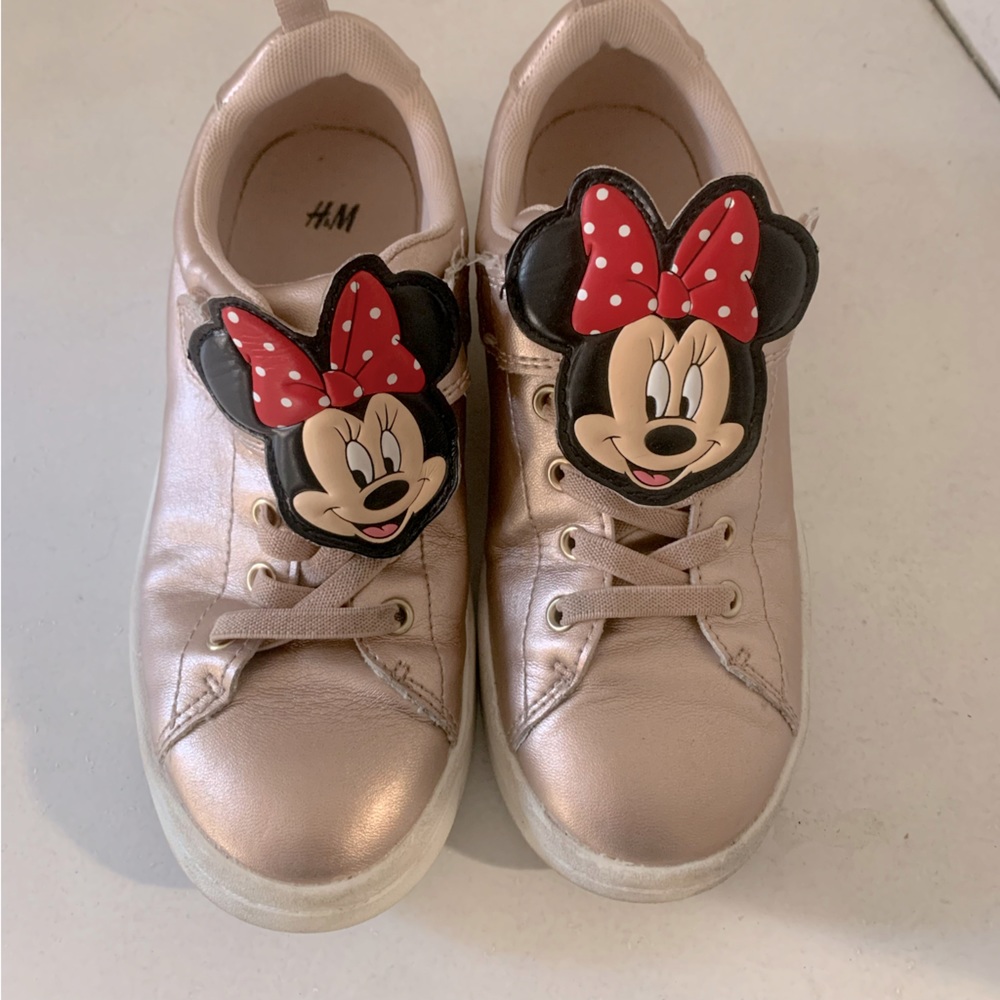 Disney x H&M Girl’s Minnie Mouse Sneakers - Rose Gold